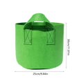 thumbnail image 3 of Growth Bags Breathable Non Woven Aeration Fabric Growth Pots Gardening Containers with Handles for Gardening Nursery Vegetable, 3 of 6