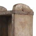 thumbnail image 4 of Wooden Brick Mold Design Wooden Shelf, Brown- Saltoro Sherpi, 4 of 5