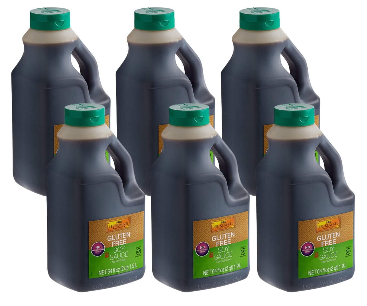 Lee Kum Kee Gluten-Free Soy Sauce, 1/2 Gallon (6/Case) – Authentic Flavor Without Gluten