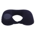 thumbnail image 4 of Almohada en forma de U, cojín inflable suave para reposacabezas, protección cervical para coche, oficina, avión (azul marino) Jadeshay A, 4 of 8