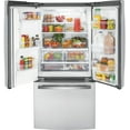 thumbnail image 2 of GE APPLIANCES GYE18JYLFS FRENCH DOOR FREESTANDING REFRIGERATOR Stainless Steel, 2 of 5