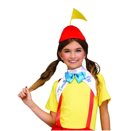 Halloween Girl's Tweedle Dee Tweedle Dum Child Costume Size Medium by Fun World