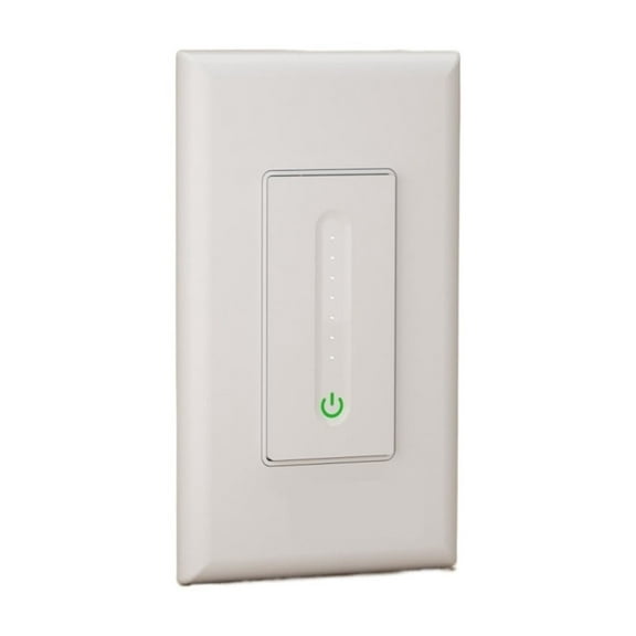 WiFi Smart Wall Dimmer Switch Remote Control Work Home in-Wall Single Pole Smart Switch ,Easy to Installation