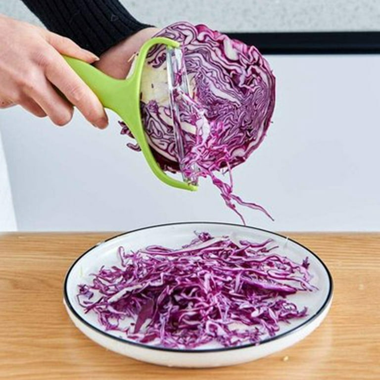 LHS Cabbage Peeler for Kitchen, Wide Mouth Vegetable Peeler, Stainless  Steel Fruit Shredder Slicer with Non-Slip Handle and Sharp Blade: Home &  Kitchen 