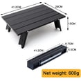 thumbnail image 3 of Table de Plage Personnelle, Mini Table de Camping Pliable Portable en Aluminium (Noir), 3 of 4