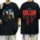 thumbnail image 2 of Camiseta de Charli Xcx Crash The Live Tour para hombres y mujeres, ropa de moda Harajuku, 100% algodón, camisetas sueltas informales, ropa de calle, 2 of 5