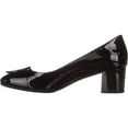 thumbnail image 3 of Womens MICHAEL Michael Kors Pauline Flex Mid Pumps, Black Patent, 3 of 6