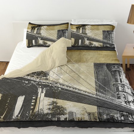 Manual Woodworkers & Weavers Metropolitan Collage 2 Duvet Cover