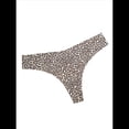 thumbnail image 2 of Ropa Interior de Seda Helada para Mujer, Entrepierna de Algodón, Tiro Bajo, Agradable para la Piel, Color Liso, Talla Grande. Estampado de Leopardo XXL, 2 of 6