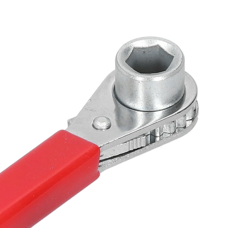 5/16in 0.4in Battery Terminal Ratchet Wrench With 1/2in Socket For Top Side Post Battery