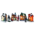 thumbnail image 1 of 13 Pcs Christmas Luminous House Set DIY LED Light Snow Village Home Decor  Tree Window Ornament Gift, 1 of 9