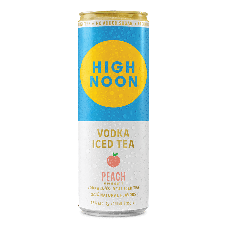 High Noon Sun Sips Iced Tea, 8 Pack, 12 oz Cans - Walmart.com