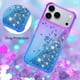 thumbnail image 5 of For iPhone 17 Pro Max TPU Case Gradient Quicksand Phone Back Cover - Pink+Sky Blue, 5 of 5