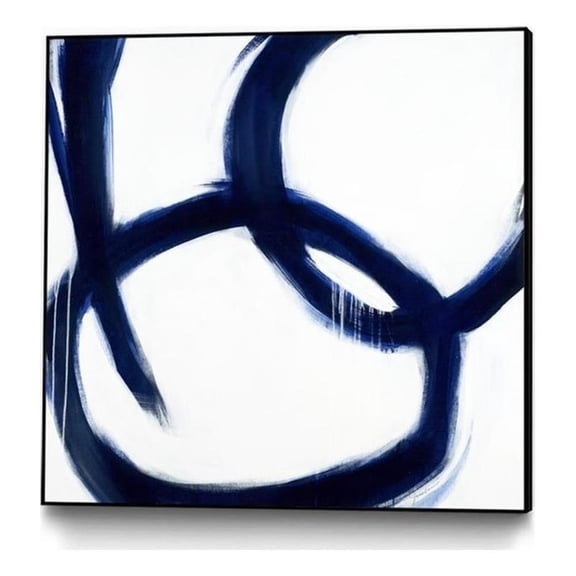 Giant Art Canvas  20x20 Hoop Dreams Framed in White