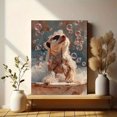 thumbnail image 6 of Cute Meerkat Bubble Bath Canvas Print, Funny Animal Bathroom Art, Colorful Whimsical Room Wall Decor, 6 of 8