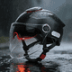 thumbnail image 3 of Casco Motocicleta Transpirable Con Visera De Doble Capa Dot Xtellar Negro, 3 of 3