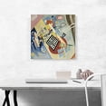 thumbnail image 2 of ARTCANVAS Black Grid - Schwarzer Raster 1922 Canvas Art Print by Wassily Kandinsky - Size: 18" x 18" (1.50" Deep), 2 of 9