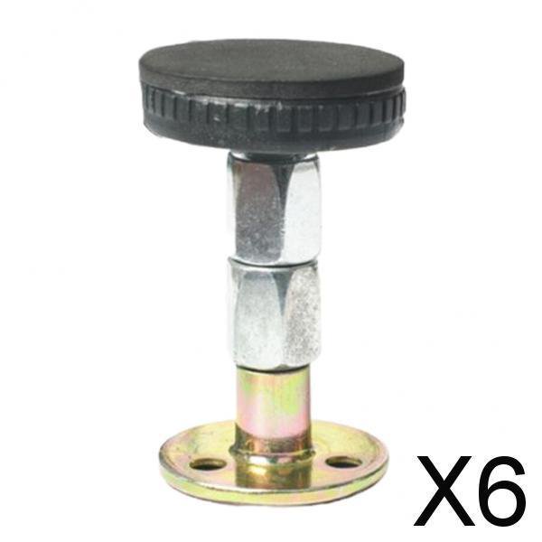 5 soportes telescópicos antiherramientas con marco de cama roscado ajustable, 64-87mm 6 piezas