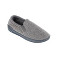 thumbnail image 2 of Isotoner Men's Heathered Knit Twin Gore Closed Back Slipper, 2 of 5