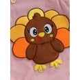 thumbnail image 5 of Baby Girl Boy Thanksgiving Outfit Turkey Romper Corduroy Overalls Sleeveless Straps Jumpsuits Bodysuits Cute Fall Clothes, 5 of 8