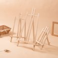 thumbnail image 4 of Mini soporte de caballete de arte de madera portátil Ángulo ajustable Pintura de mesa Cabal Carevas Caballete, 4 of 7