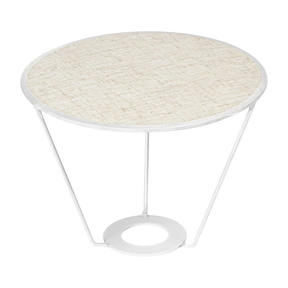 Kiven Round Diffuser Shade with φ1.57" Harp Holder,1 Pack Fabric Lamp Shade Diffusers for Pendants Light Table Lamp, Fits 8-11" Openings, 7.9" Top x 5.9" High