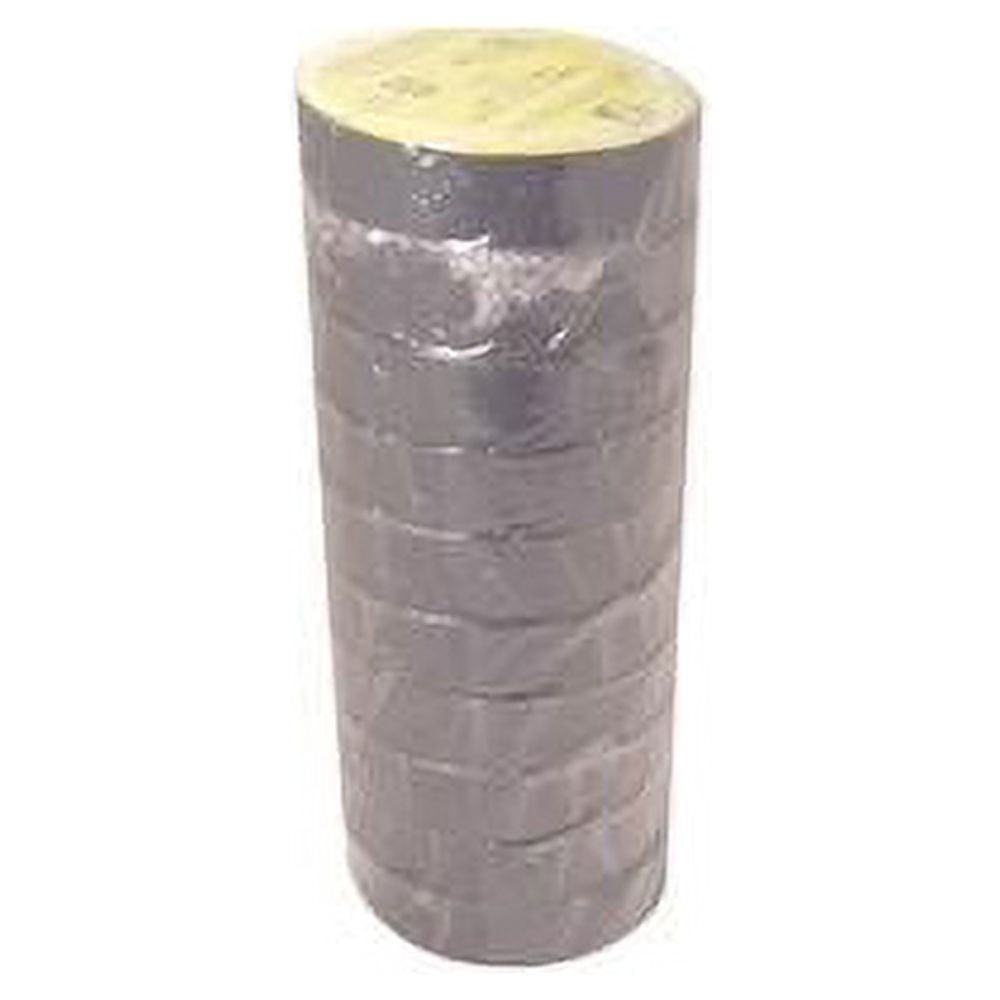Electrical Tape 3/4" X 66' Ul/Csa 10 Roll Pack Several Colors., Gray