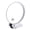 White, variant on 15X Magnifying Mirror, Hand Held Mirror, Double Side Small Makeup Mirror with 1X 15X Magnification, Adjustable Handle/Stand Travel Mirror, Compact Magnified Mirror for Girl Woman Face Eyes Makeup