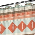 thumbnail image 3 of Boho Floral Shower Curtain 72x72 Inches - Tropical Leaves, Vintage Botanical Print, Waterproof Fabric for Chic Bathroom Decor, Modern Farmhouse & Bohemian Style, 3 of 5