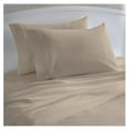 thumbnail image 3 of 100% Cotton Percale Pillowcases, 4 Pack Pillow Cases, Soft & Breathable Pillow Covers, Light Weight Fabric, Smooth Airy Weave, for Her or Him (Taupe King 20"x40",4), 3 of 7