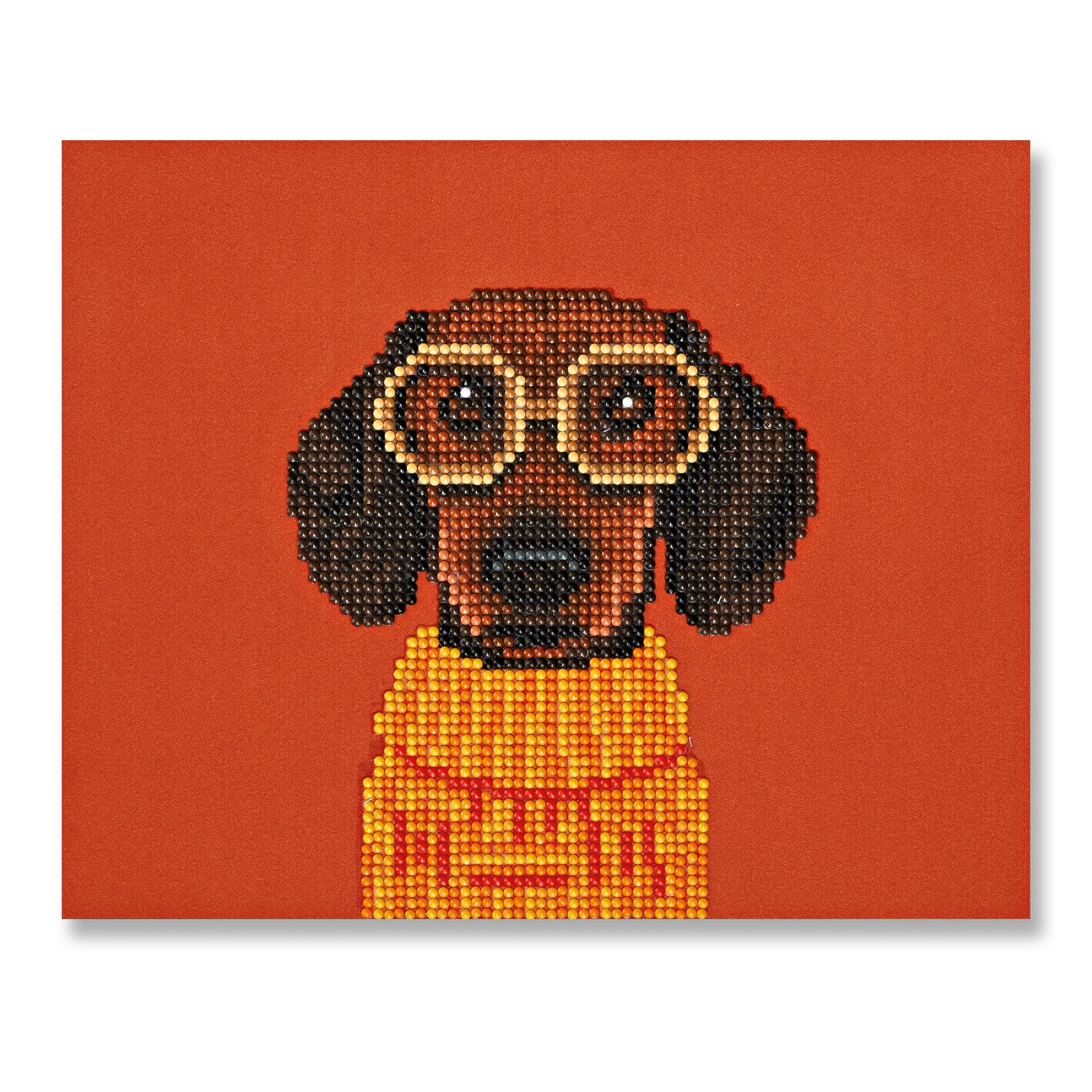 Dog Paintings Diamond Art Kit by Make Market – Full Drill with Gems & Tools - 8" x 10" Canvas - 6 Pack