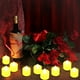 thumbnail image 4 of Fiudx Velas Votivas Led Sin Llama, Luz Blanca Cálida Brillante, a Pilas, Seguras y Duraderas, Perfectas para El Hogar, Bodas y Fiestas. Juego de 24 Velas, Tamaño 1,7 X 1,3 Pulgadas., 4 of 6