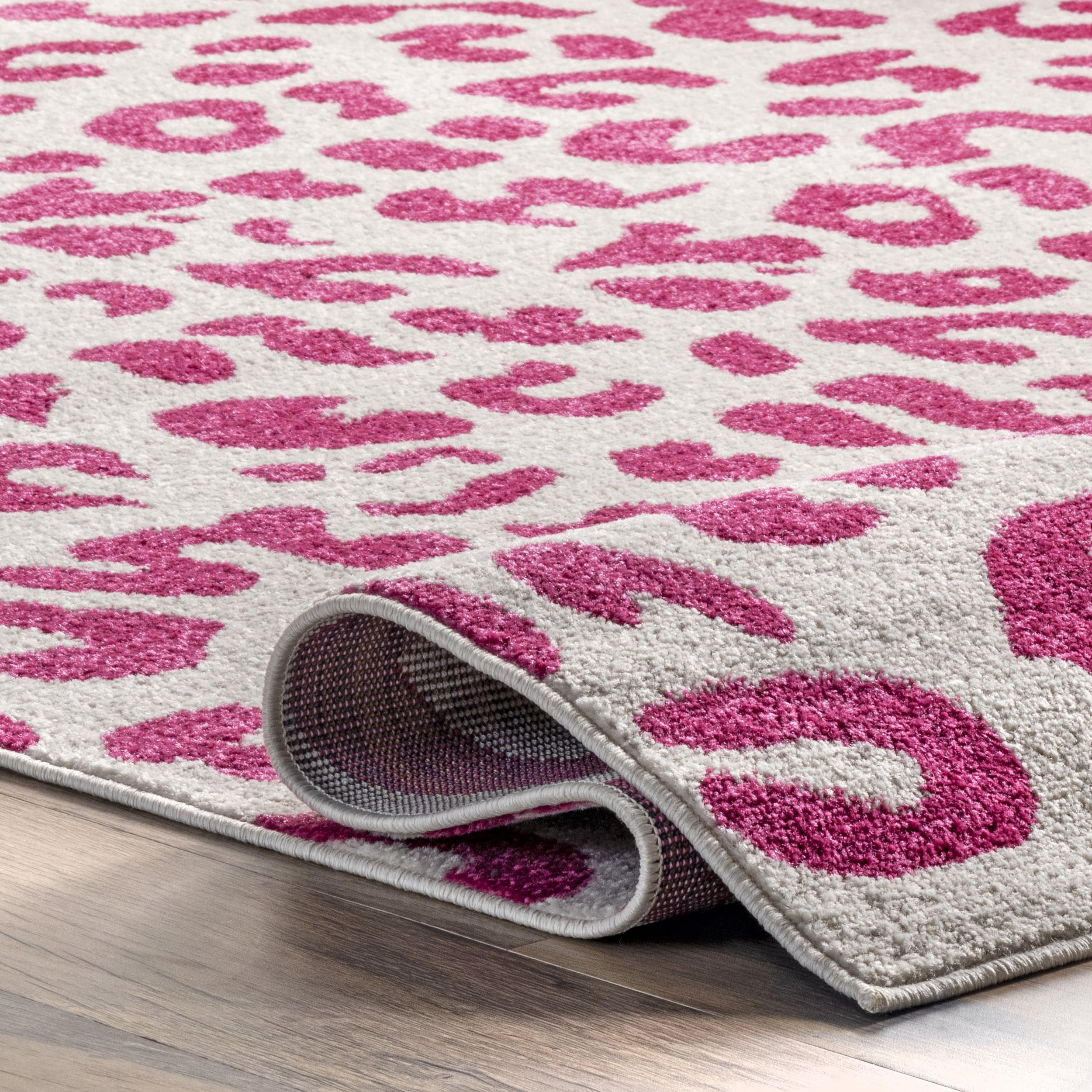 nuLOOM Annette Modern Leopard Print Area Rug, 8' x 10', Pink
