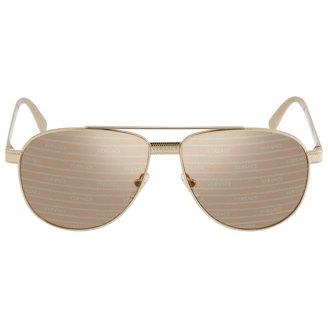 Versace Unisex VE 2235 Transparent Brown Mirror Gold Plastic Fashion Sunglasses Sunglasses Versace VE 2235 1002/3 Transparent Brown Mirror  main image 2