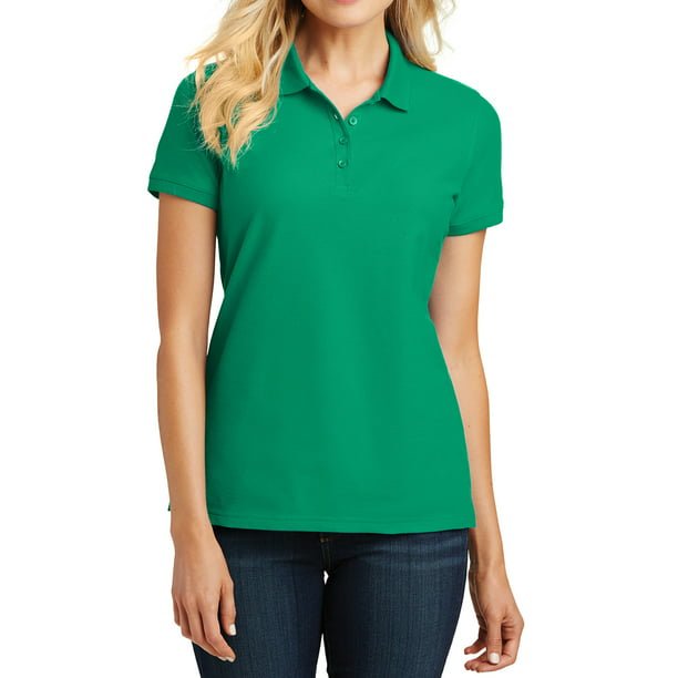 prison Break Write email Suburb Mafoose Women's Core Classic Pique Polo T-Shirt Bright Kelly Green Medium -  Walmart.com
