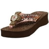 Blazin Roxx Western Shoes Womens Camie Flip Flops Pink 4117030