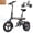 Gray, variant on FLYRUN 14" Folding Electric Bike for Adults, 500W Peak Motor, 36V 280.8Wh Battery, 20MPH,Mini E-bike, LCD Display, UL2849
