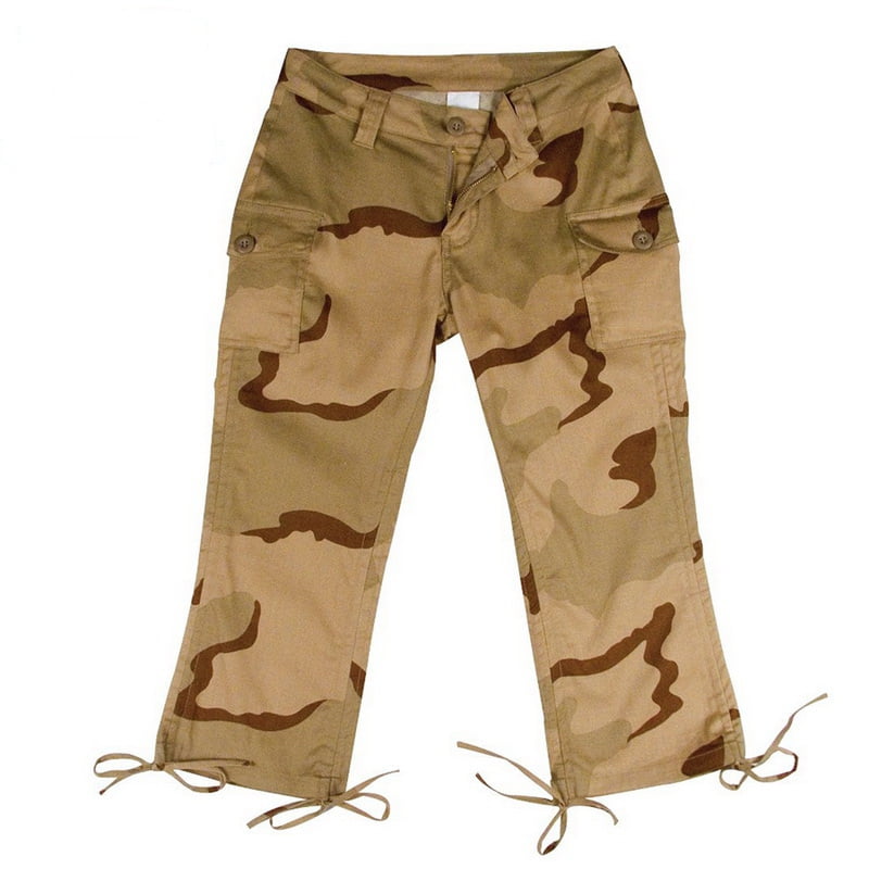 camo capri joggers