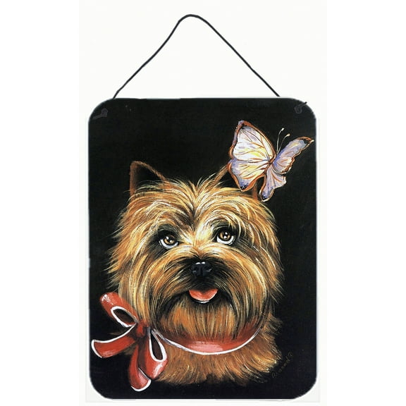 Carolines Treasures PPP3047DS1216 12 x 16 in. Cairn Terrier Butterfly Wall or Door Hanging Prints