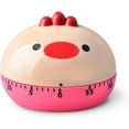 thumbnail image 1 of Mechanical Kitchen Timers, Mechanical Kitchen Timers Cartoon Animal Shape Accurate 60 Minutes Manual Timer for Students, 1 of 5