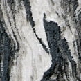 thumbnail image 6 of 9' X 12' Ivory Black and Taupe Abstract Power Loom Area Rug, 6 of 8