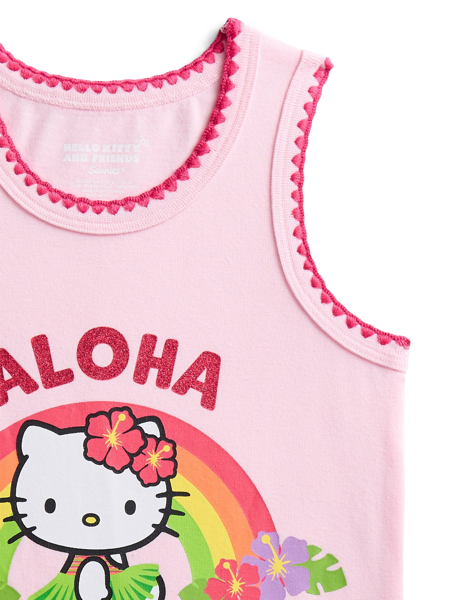 Hello Kitty and Friends Girls Graphic Tank Top, Sizes XS-2XL