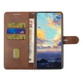 thumbnail image 2 of Compatible for Samsung Galaxy A33 5G Wallet Case with Card Slots Holder Magnetic Flip Cover, Luxury PU Leather Soft Silicone Shockproof Kickstand Folio Case for Samsung Galaxy A33 5G,Brown, 2 of 7