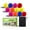 Mixed Color, variant on Golf Practice Balls Elastic Foam Soft Value 12 Pcs, Golf Training Ball Spone Dimpled Exercise Balls for Golf Swing Training Aids Home Office Indoor Outdoor Backyard