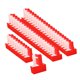 thumbnail image 4 of 50 unidades de portavasos de cartón resistentes al desgarro con diseño floral. rojo, 4 of 9