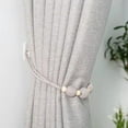 thumbnail image 4 of Curtain Tie Backs Without Hooks Curtain Tiebacks Ropes Boho Curtain Tiebacks Curtain Holdbacks for Wall Curtain Tiebacks Window Drape Tie Back with Hooks for Bedroom Wall Dining Decoration, 4 of 6