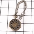thumbnail image 5 of Delicate Roman Vintage Hollow Mechanical Pocket Watch for Decoration Use (Bronze), 5 of 5