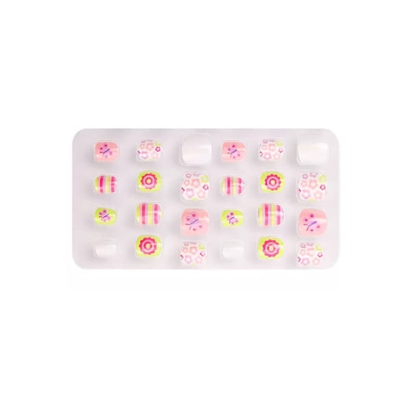 1 Juego de envolturas navideñas para uñas, prensa en las uñas para niños, calcomanías artísticas para los dedos de los pies, herramienta de Pinceles de maquillaje y herramientas PNT-16-06 Qarigey CE011468-06