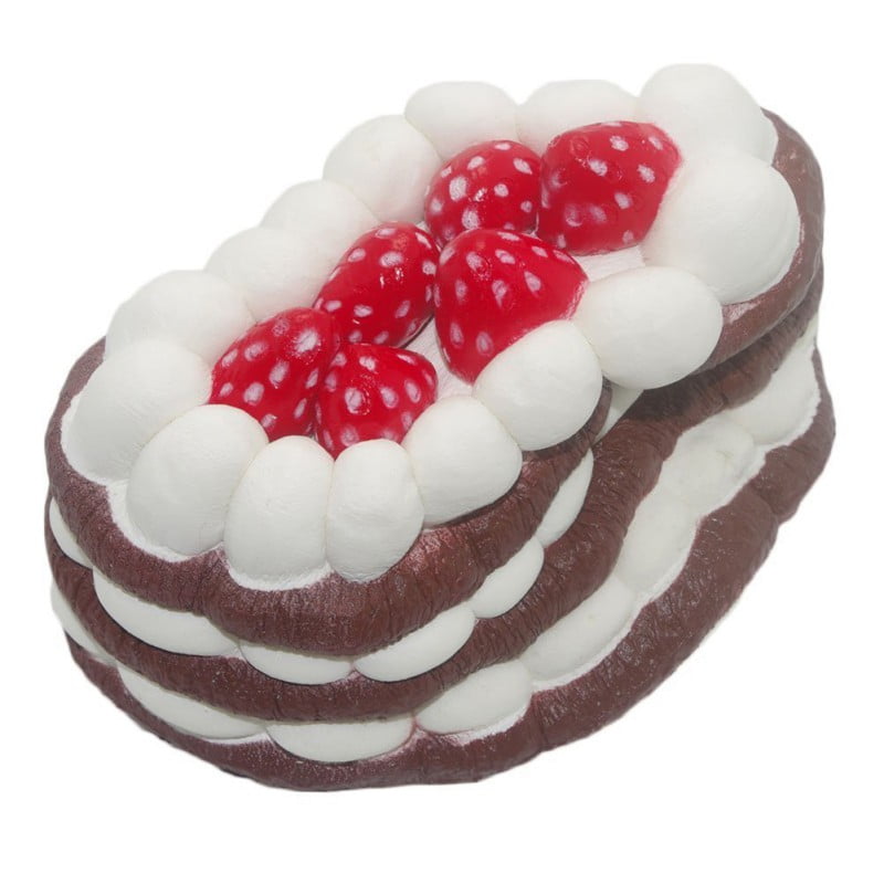 Stress Relief Squishy Cake Strawberry Cake Design Super Slow Rising Soft Relaxing Anti Anxiety Squeeze Fidget Toy For Kids And Adults Scented Hand Rest Pillow Walmart Com Walmart Com