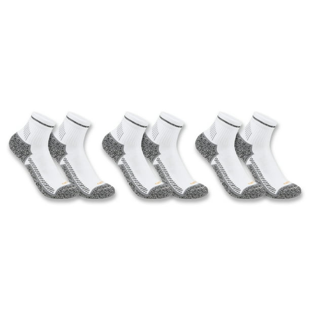 Calcetines Carhartt Force® Lightweight Quarter para hombre, paquete de 3